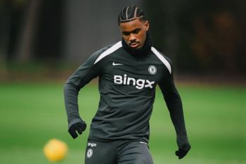 Hato semringah usai cetak gol pertama untuk Chelsea