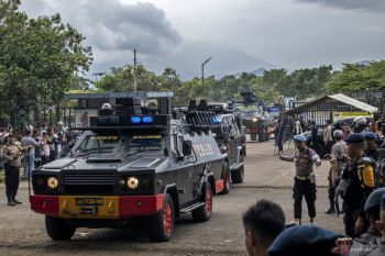 Jelang el clasico Persib melawan Persija, pengamanan diperketat di areal Stadion GBLA