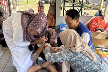 Kemenkes rawat 31 pasien IGD-gencarkan vaksinasi campak di Pidie Jaya
