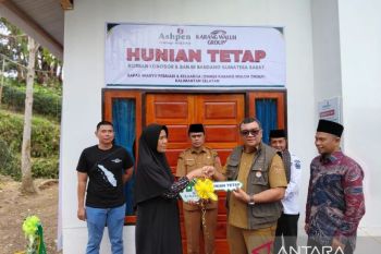 Ashpen dan Karang Waluh Grup Kalimantan dirikan Huntap pertama Sumbar di Sungai Landia Agam