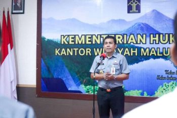 Kanwil Kemenkum apresiasi Pemprov Malut capai nilai baik indeks reformasi hukum