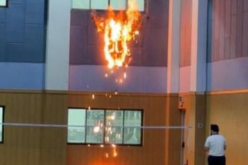 Tzu Chi School di PIK terbakar