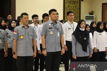 Kemenkum Riau Ikuti Apel Bersama Kemenko Kumham dan Imipas