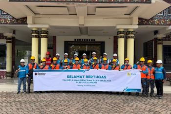 Semangat tahun baru, PLN UID Sumatera Barat kembali kirim tim relawan tangguh untuk recovery kelistrikan Aceh