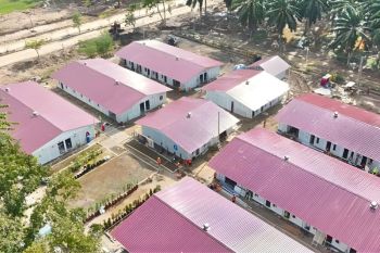 WIKA WEGE Dukung Kementerian PU Percepat Pembangunan Hunian Sementara Modular di Aceh Tamiang