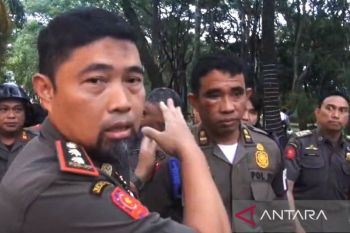 Tujuh Satpol PP terluka dampak aksi anarkis di depan Kantor Gubernur Sulsel