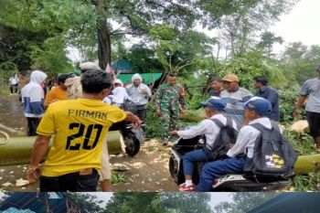 Angin kencang rusak puluhan rumah dan fasilitas umum di Kabupaten Bima