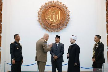 Menhan kunjungi Masjid Soeharto di Sarajevo