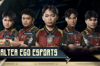 Timnas Alter Ego ke lower bracket Knockout Stage M7 MLBB
