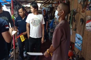 Sebanyak 39 adegan warnai pra rekonstruksi pembunuhan di Palangka Raya