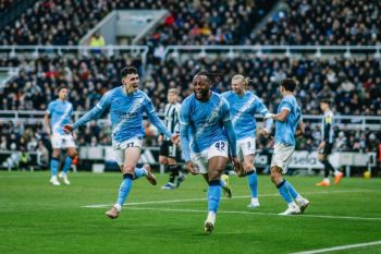 Manchester City bekuk Newcastle 2-0 di leg pertama semifinal
