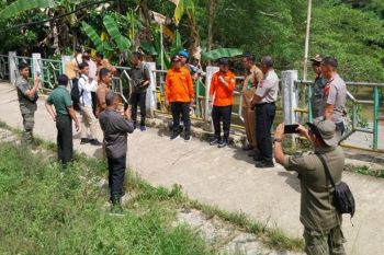 Cegah korban, Wabup Barito Timur tinjau jalan ambles di Ampah Kota