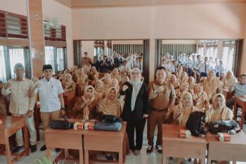 Kartika Sari Desi kunjungi SMP Negeri 1 Bayung Lencir, sosialisasi Empat Pilar Kebangsaan