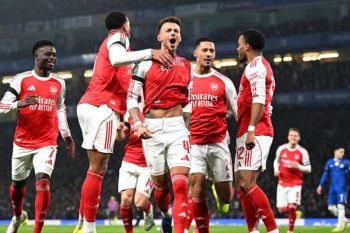 Arsenal atasi Chelsea dengan skor 3-2 pada leg pertama semifinal