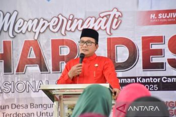 Sujiwo minta desa selektif belanja dana desa hadapi pemangkasan 2026