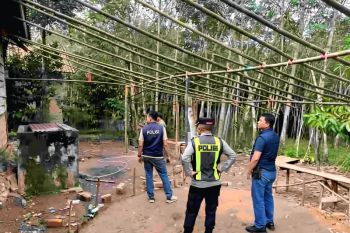 Polisi bongkar arena judi sabung ayam di Desa Banuayu OKU