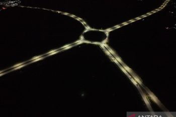 Lampu jalan Inner Ring Road Kendari