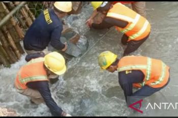 Pemasangan Bronjong di Tanggul Kalimalang ditargetkan rampung 5 hari