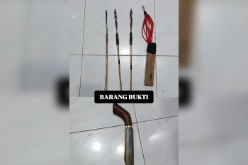 Polres Malra tetapkan satu tersangka kepemilikan senjata tajam ilegal