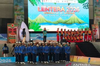 Ratusan siswa adu kekompakan ikuti LKBB Lentera 2026 Surabaya