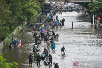 Sebanyak 47 RT di Jakarta terendam banjir hingga Minggu sore