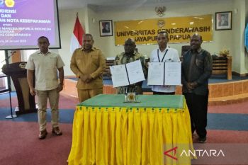 KemenHAM dan Uncen Jayapura teken MoU penguatan pendidikan HAM