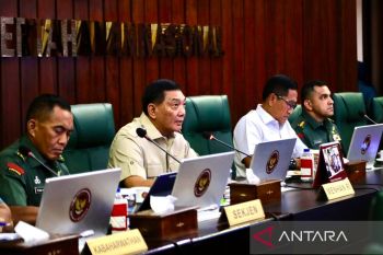 Menhan bahas program kerja 2026 dalam Rapim Kemhan dengan TNI