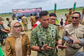 Kodam XXI/Radin Inten inisiasi tanam padi untuk ketahanan pangan