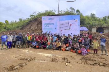 BSI Maslahat-BSI bangun 35 Recycle House untuk penyintas tanah bergerak-longsor di Sukabumi