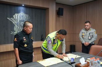 Korlantas Polri kolaborasi dengan Senkom Mitra Polri bangun keselamatan berlalu lintas