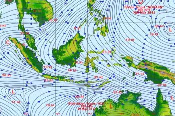 Hari ini BMKG prakirakan cuaca mayoritas wilayah berawan-hujan ringan