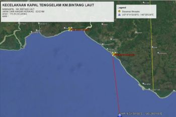 Tim SAR evakuasi 13 ABK KM Bintang Laut di sekitar perbatasan RI-PNG