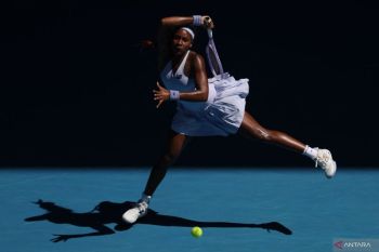 Aksi Coco Gauff di putaran kedua Australian Open