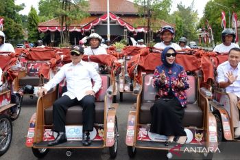 Yayasan GSN siapkan penyaluran 70.000 becak listrik