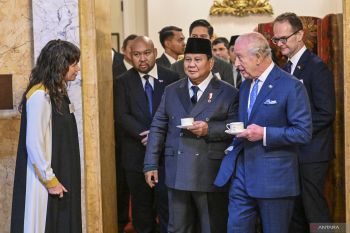 Prabowo dan Raja Charles bahas konservasi sambil "ngeteh"