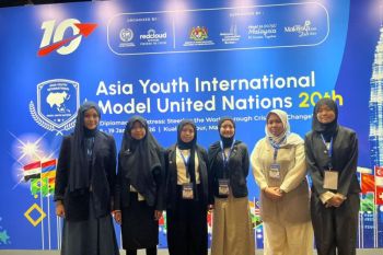 Delegasi Cahaya Rancamaya Islamic Boarding School Raih Best Position Paper di AYIMUN 20th