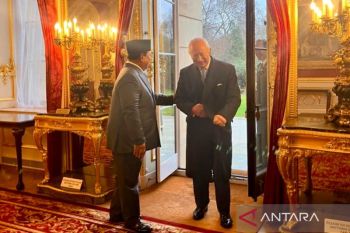 Raja Charles III dan Prabowo temui filantropi lingkungan di Lancaster House, London