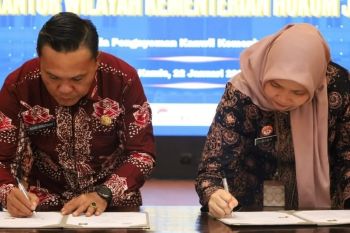 Kanwil Kemenkum Jambi dan DPRD Merangin teken kerja sama penyusunan Ranperda Tahun 2026