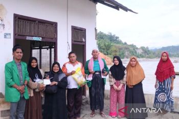 STAIN Meulaboh salurkan bantuan mitra Malaysia untuk korban banjir bandang Aceh Barat dan Nagan Raya