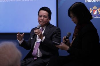 Himbara tekankan integrasi pembiayaan inklusif di paviliun RI WEF