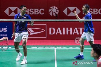Hasil All England 2026: Fajar/Fikri tantang Raymond/Joaquin di babak kedua
