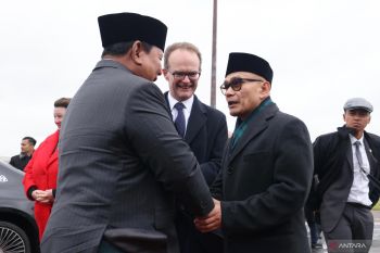 Prabowo rampungkan lawatan di Inggris, lanjut terbang ke Davos