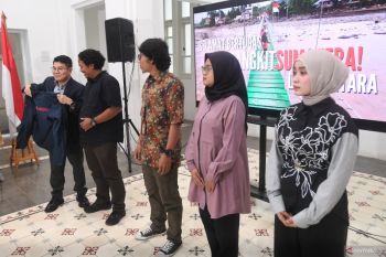 Kantor Berita ANTARA lepas keberangkatan Tim Liputan Bangkit Sumatera