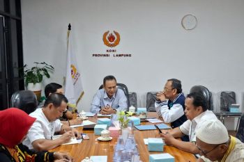 Persiapan Porprov dan bidding PON 2032, KONI Lampung intensifkan koordinasi