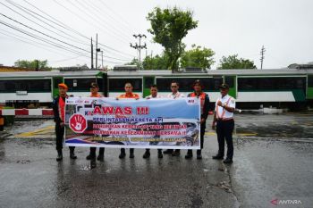 Awal 2026, KAI Divre II Sumbar kembali imbau masyarakat tingkatkan keselamatan di perlintasan sebidang