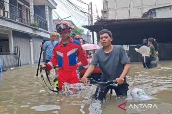 Banjir Jakarta, hingga Jumat petang masih 126 RT di Jakarta terendam