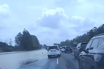 Banjir di Tol Tangerang sempat ganggu arus kendaraan ke Jakarta