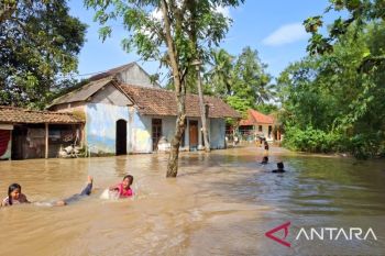 Jalan utama terputus warga Kampung Nusa Serang Banten terisolasi banjir