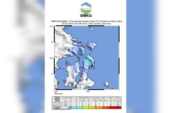 Butur diguncang gempa akibat aktivitas sesar aktif