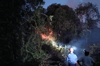 PT Timah bergerak cepat bantu warga Sawang padamkan kebakaran lahan